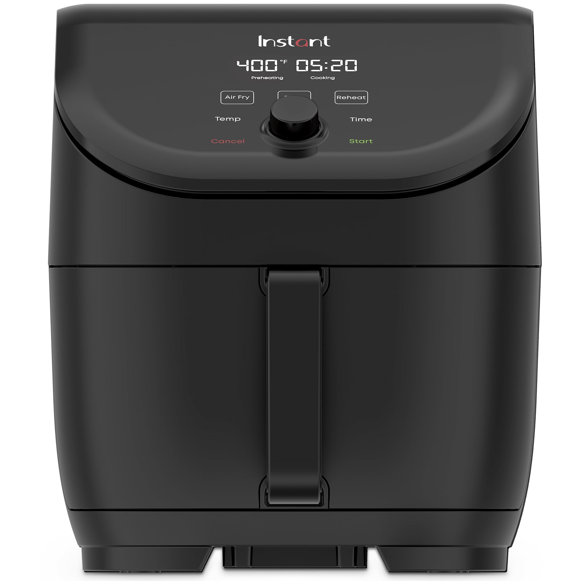 On the spot Pot Vortex Slim 6-Quart Black Air Fryer – Nonstick