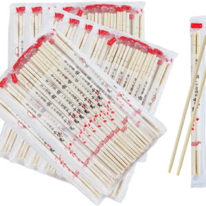 ReaNea Eco-Pleasant Bamboo Disposable Chopsticks – 500 Pairs, Individually Wrapped